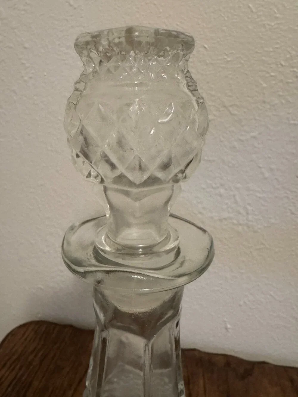 Anchor Hocking Wexford Glass Decanter Vintage